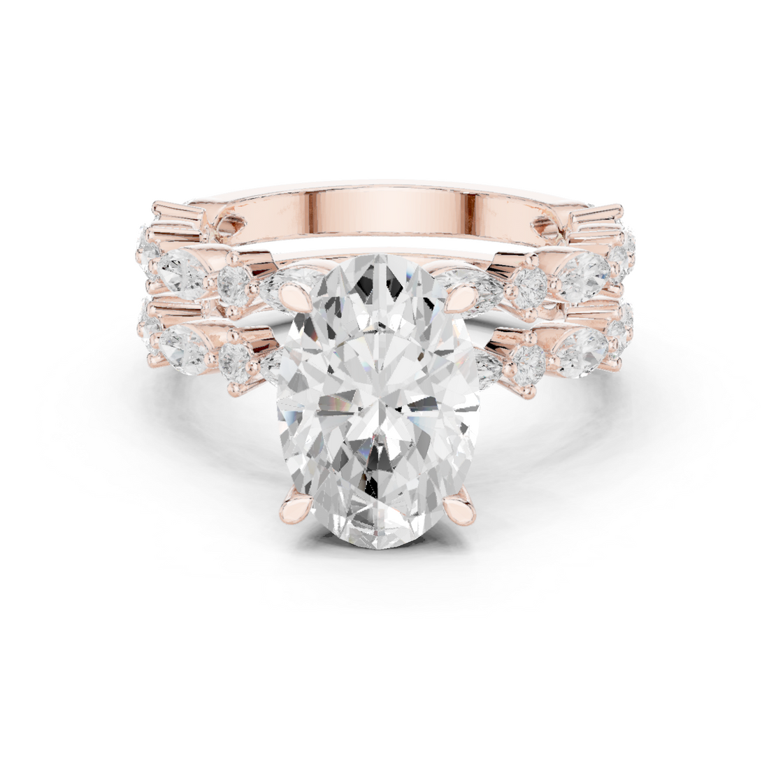 Coral Reef Lab Grown Diamond Two Tone Solitaire