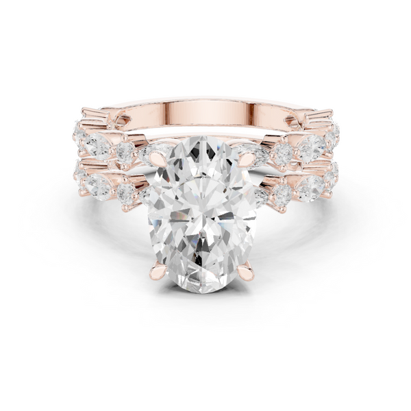 Coral Reef Lab Grown Diamond Two Tone Solitaire