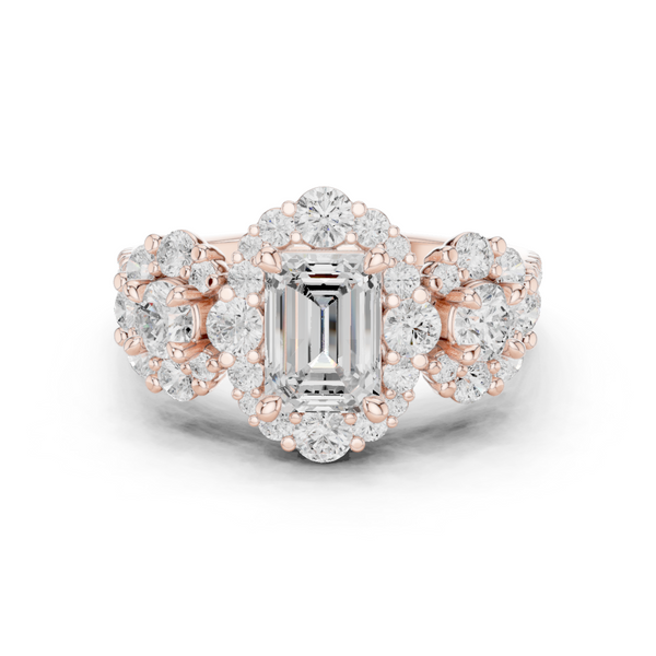 Meadow Frost Lab Grown Diamond Pave Cluster Ring