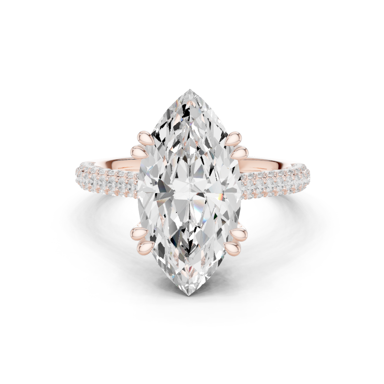 Winter Woods Lab Grown Diamond Twist Band Ring