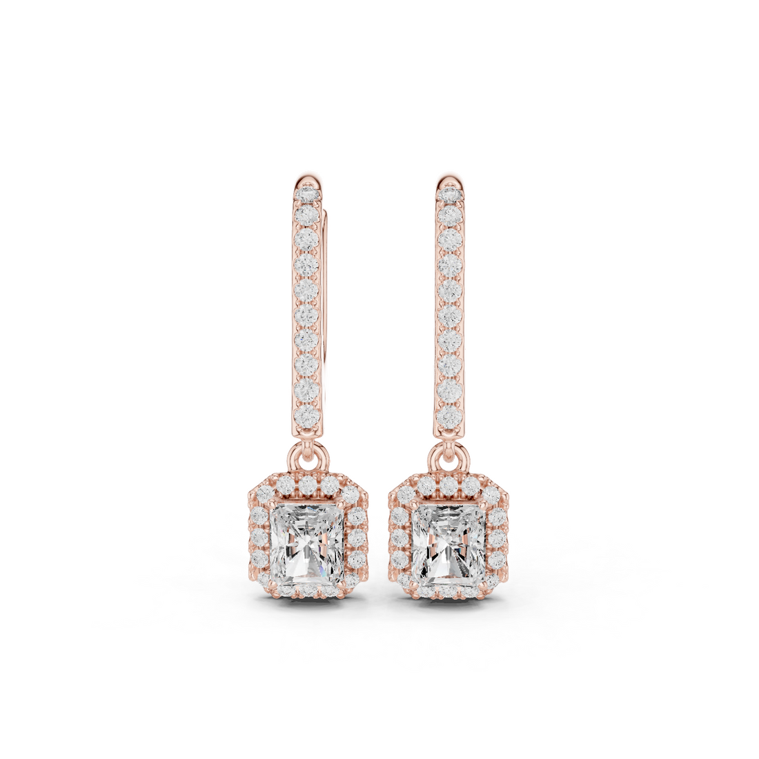 Round Diamond Embrace Lab Grown Diamond Earring