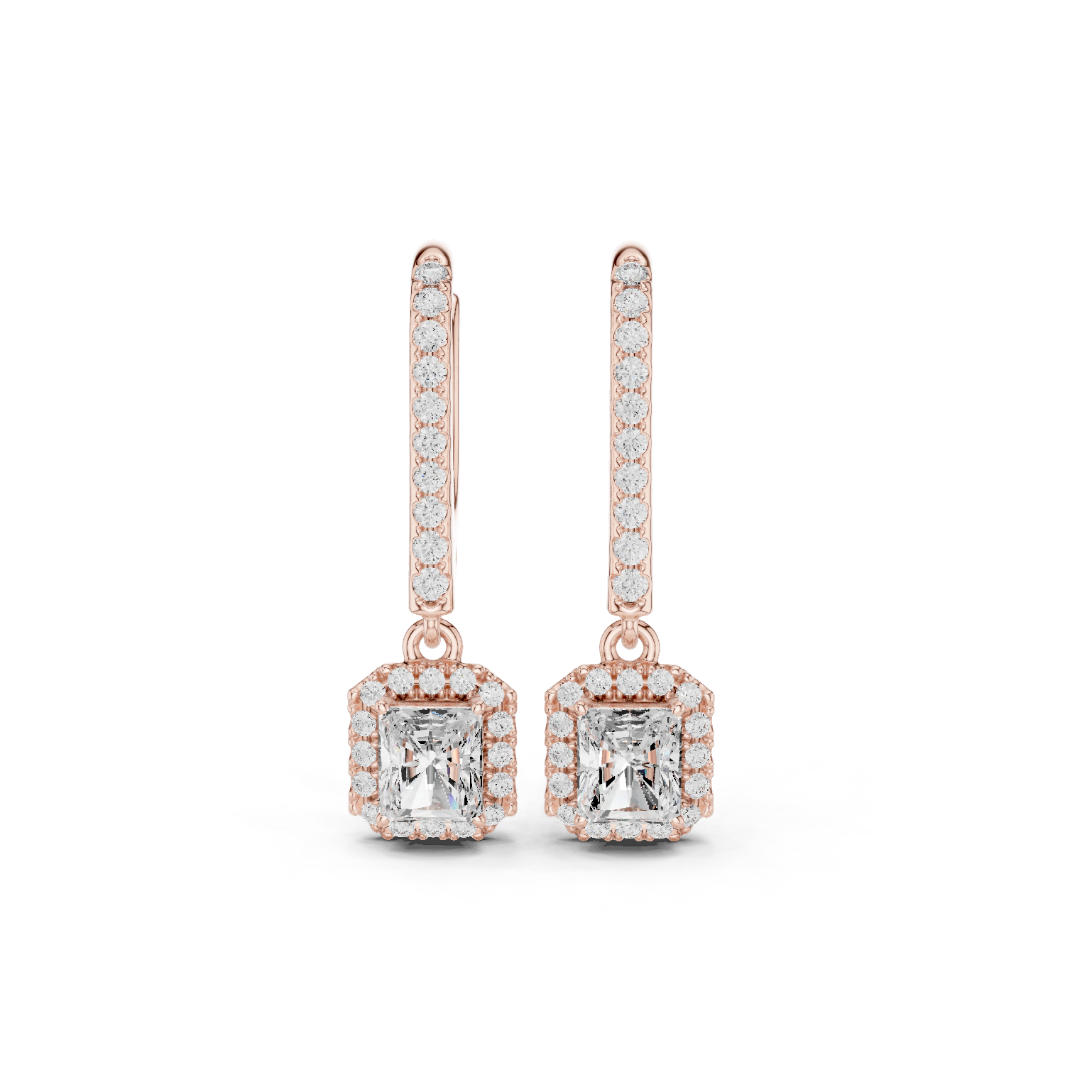 Round Diamond Embrace Lab Grown Diamond Earring