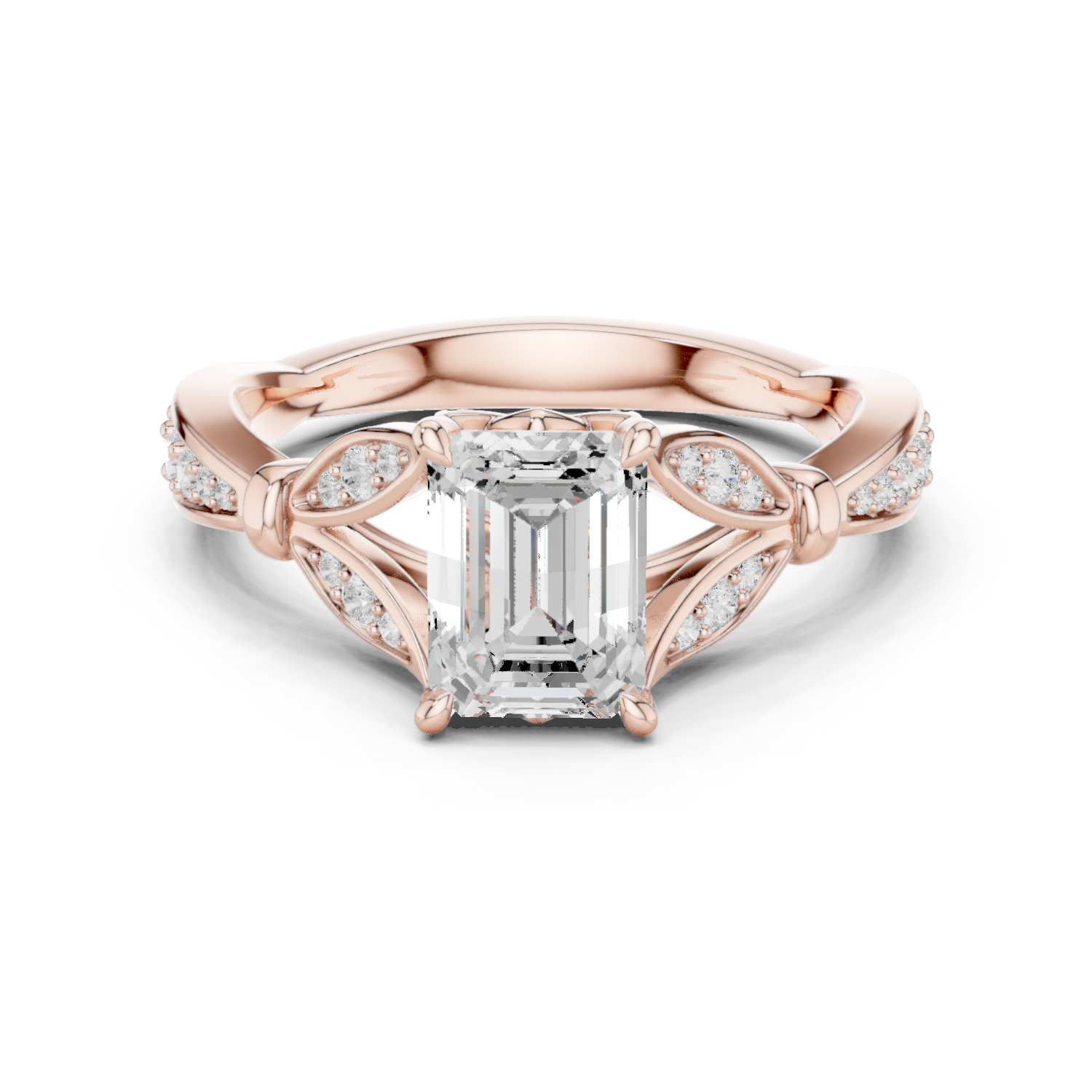 Forest Canopy Lab Grown Diamond Cushion Cut Ring