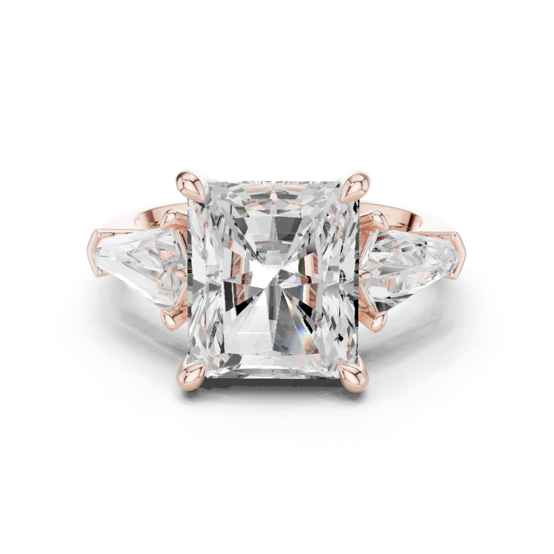 Boulder Ridge Lab Grown Diamond Hexagonal Frame Ring