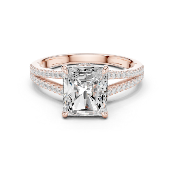 Poppy Field Lab Grown Diamond Wave Contour Band