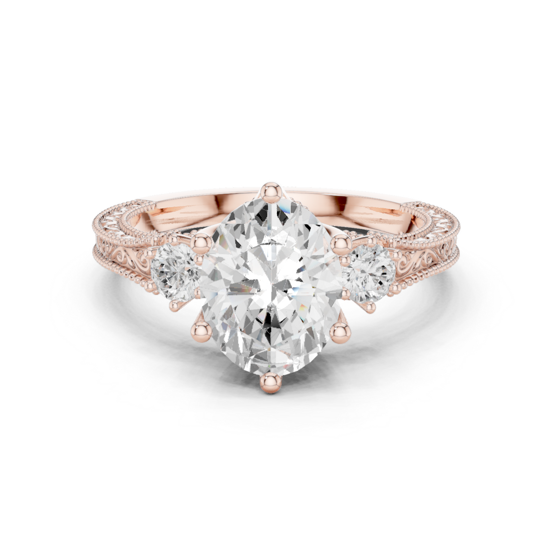 Heather Moor Lab Grown Diamond Rectangular Baguette Ring
