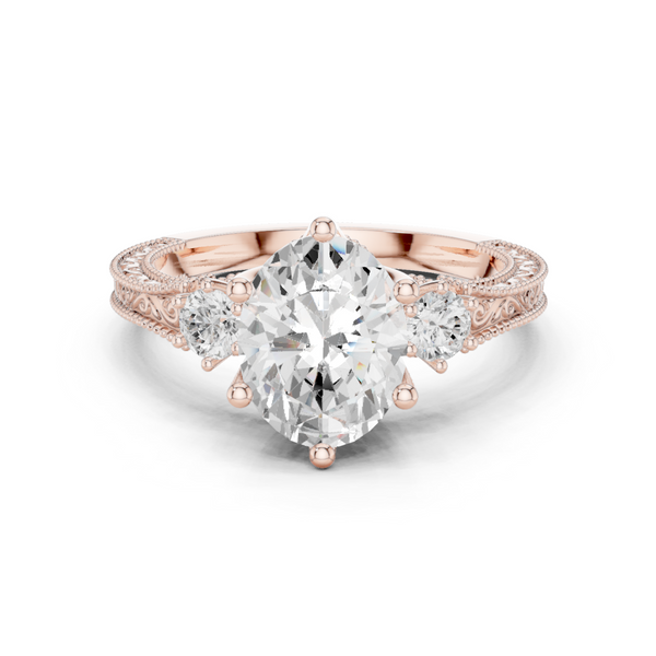 Heather Moor Lab Grown Diamond Rectangular Baguette Ring