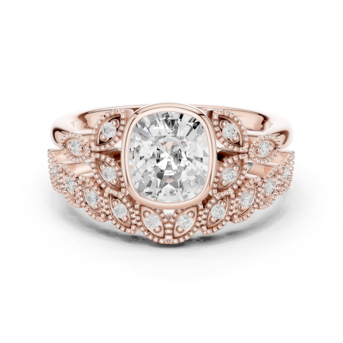 Wild Rose Lab Grown Diamond East West Ring