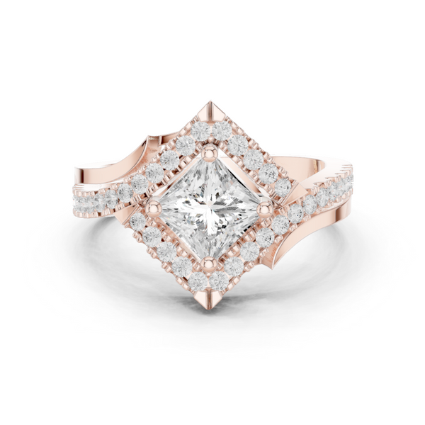 Glacier Peak Lab Grown Diamond Baguette Ring