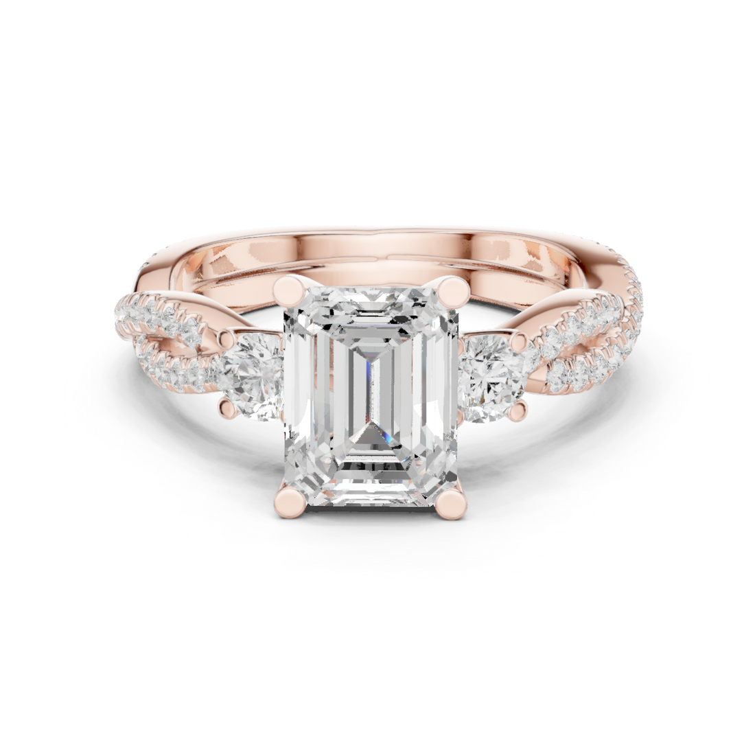 Island Breeze Lab Grown Diamond Three Stone Ring