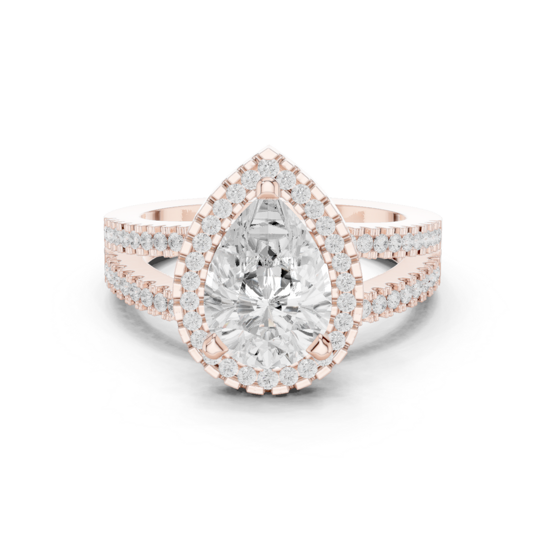 Alpine Meadow Lab Grown Diamond Radiant Cluster Ring