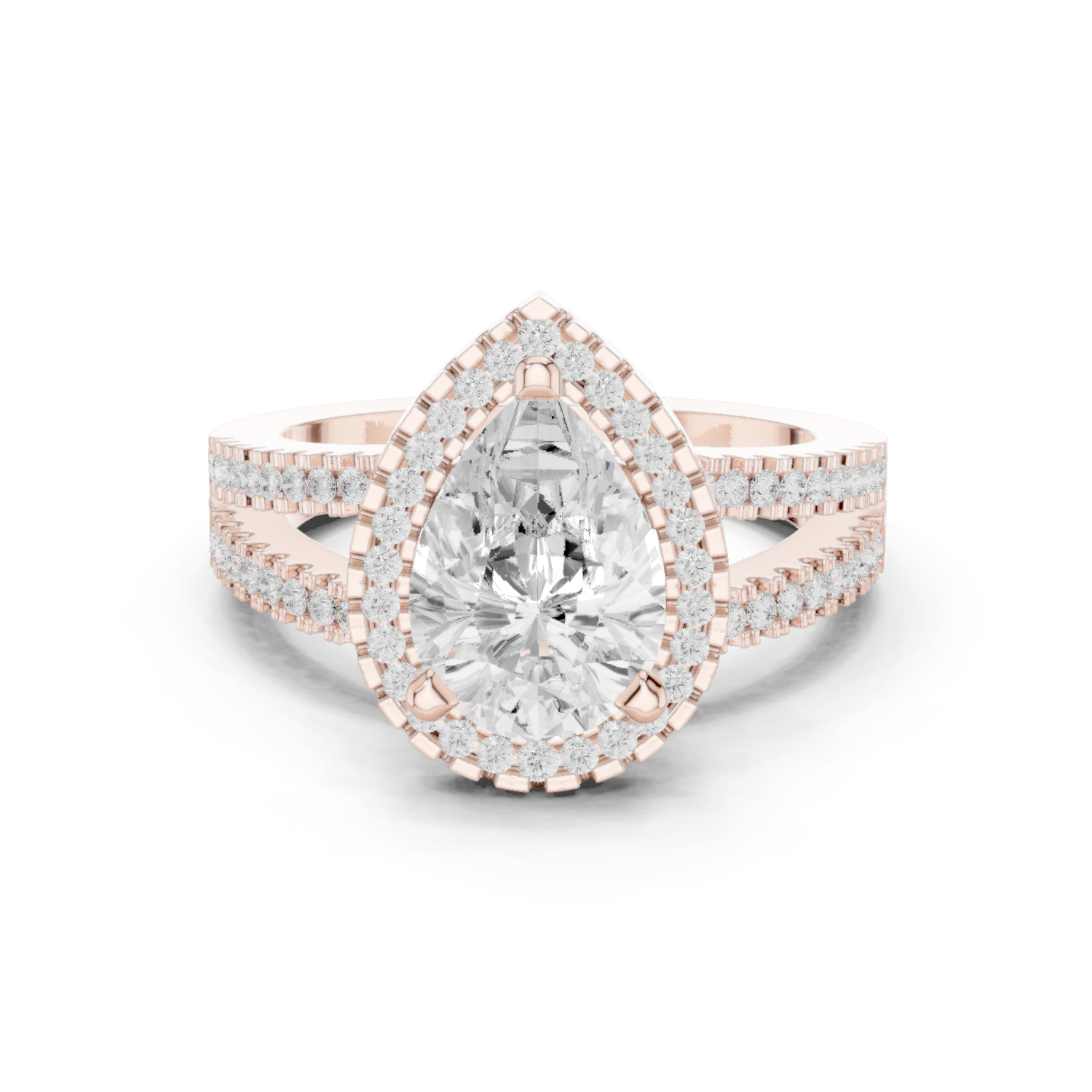 Alpine Meadow Lab Grown Diamond Radiant Cluster Ring