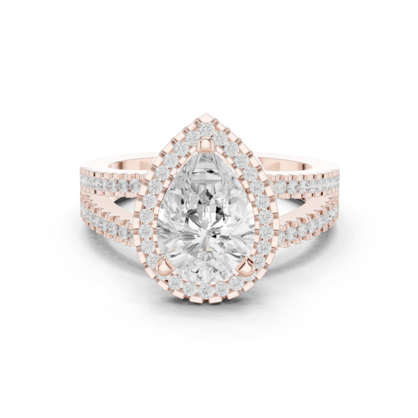 Alpine Meadow Lab Grown Diamond Radiant Cluster Ring