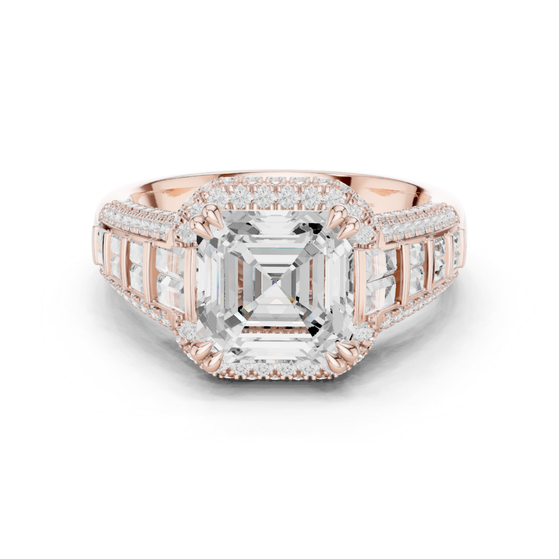Laurel Leaf Lab Grown Diamond Woven Ribbon Ring