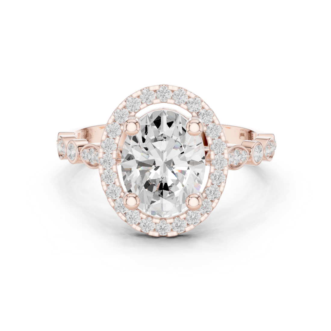 Barley Field Lab Grown Diamond V Shaped Ring