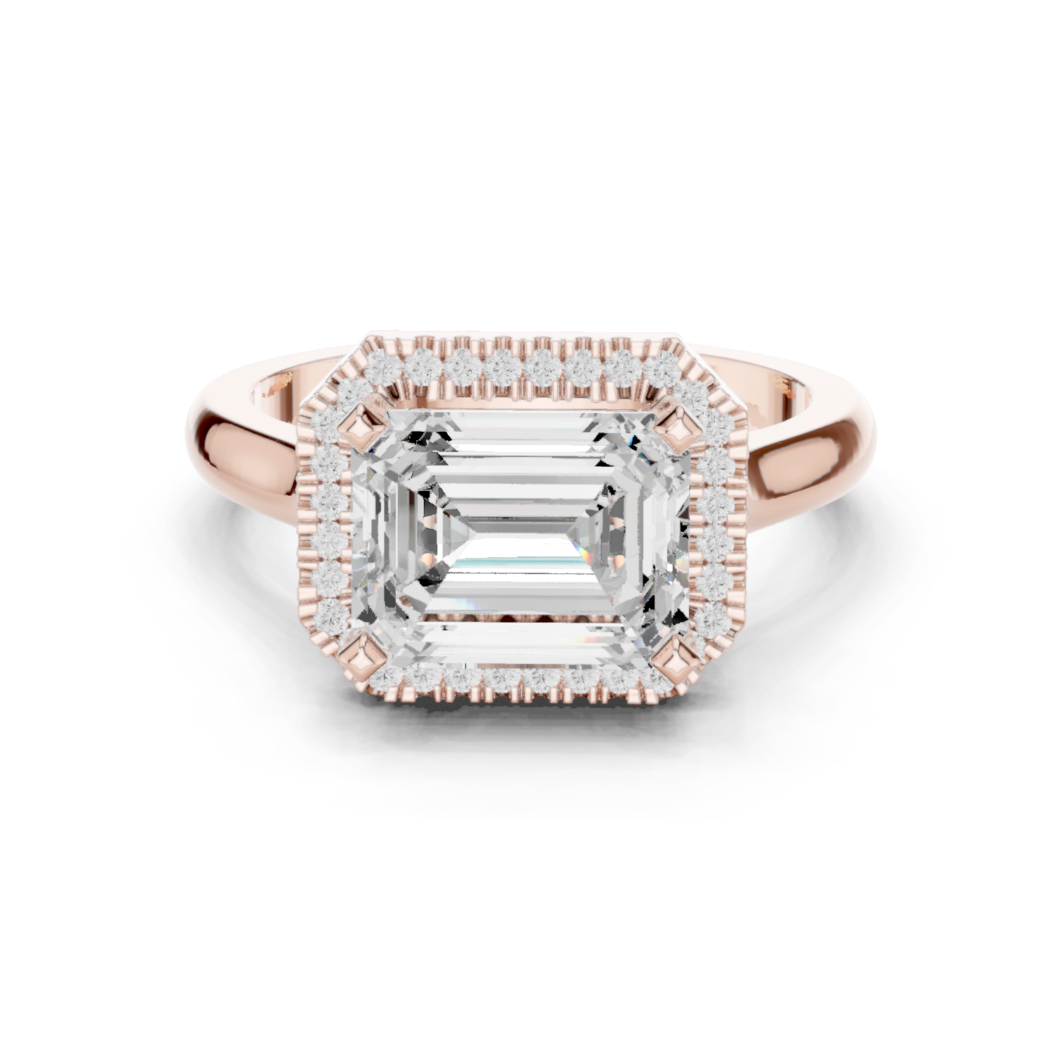 Peak Frost Lab Grown Diamond Cluster Band Ring