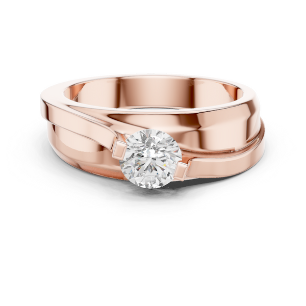 Round Solitaire Diamond Lab Grown Diamond Ring 0.8ct