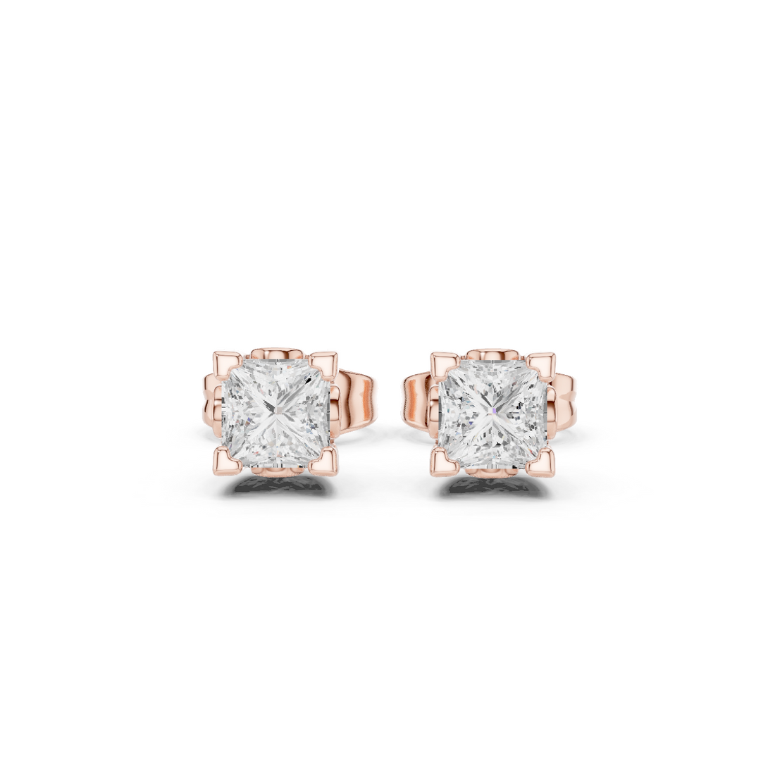 Timeless Princess Diamond Lab Grown Diamond Earrings
