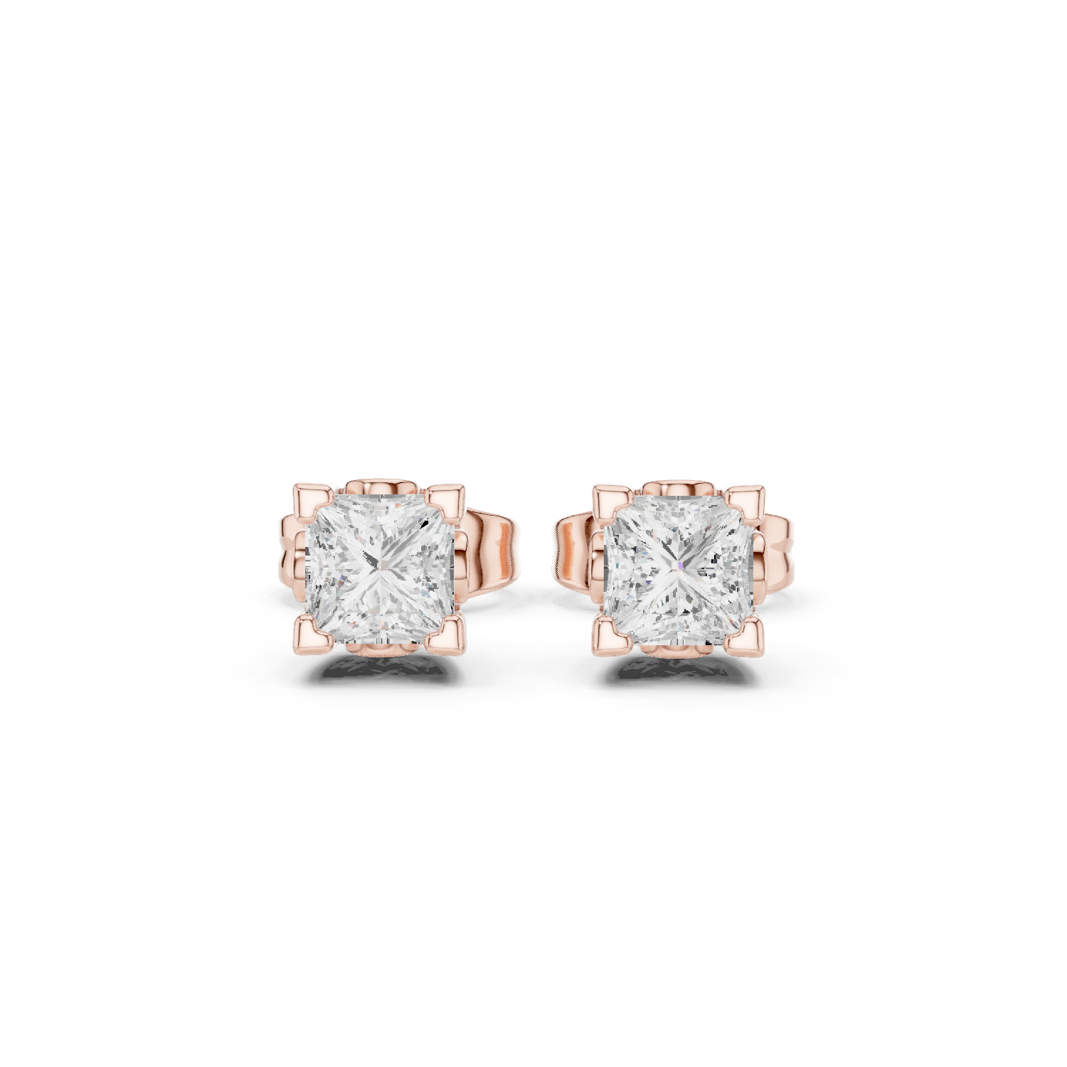 Timeless Princess Diamond Lab Grown Diamond Earrings