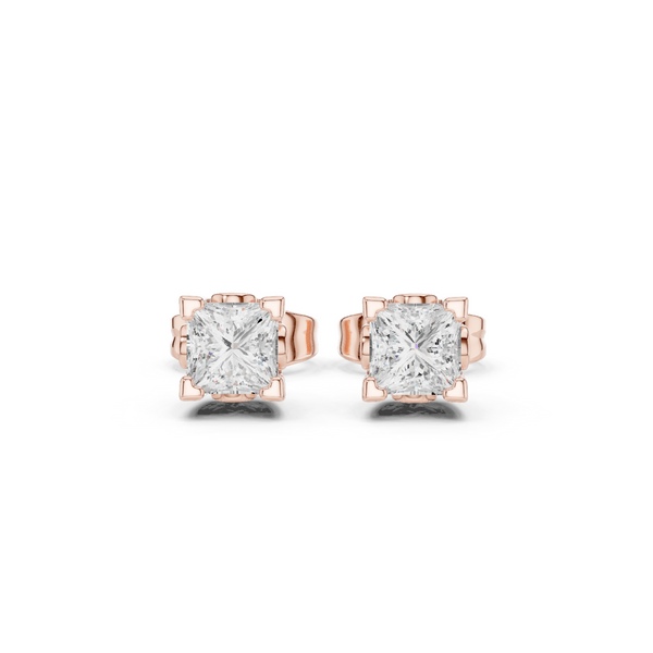 Timeless Princess Diamond Lab Grown Diamond Earrings