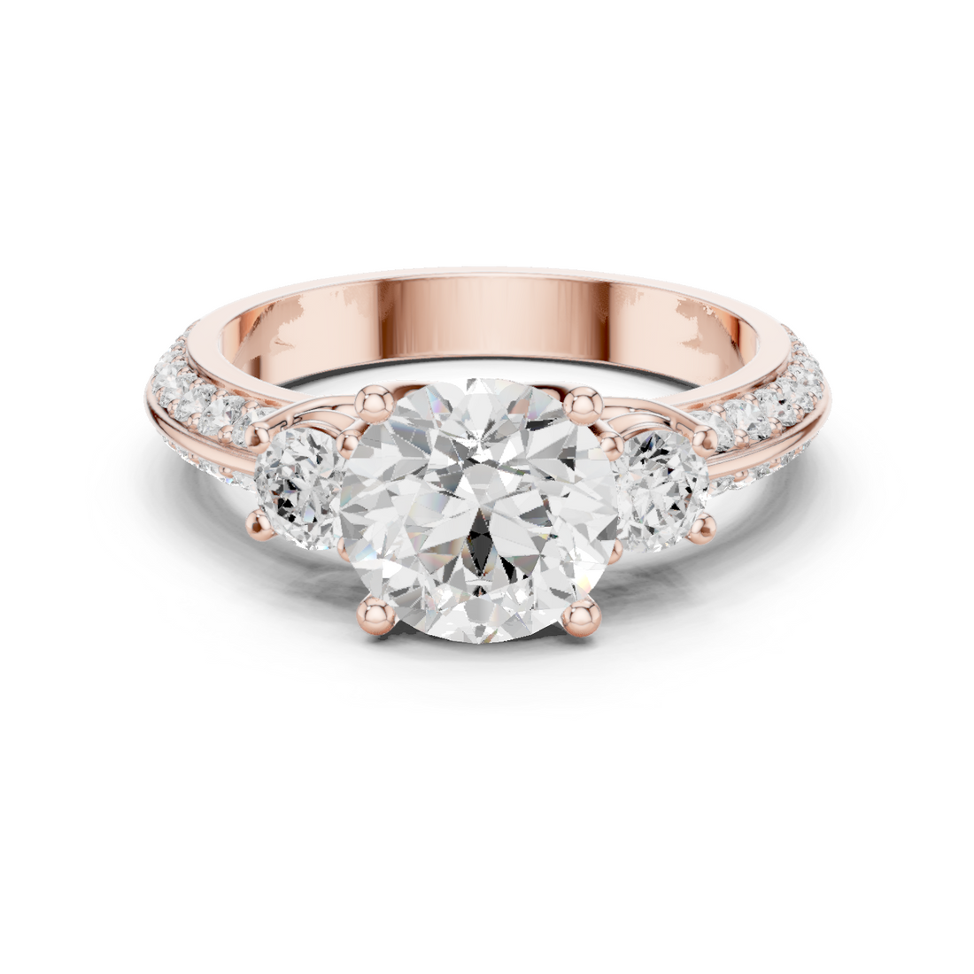 Fox Glove Lab Grown Diamond Cushion Halo Ring