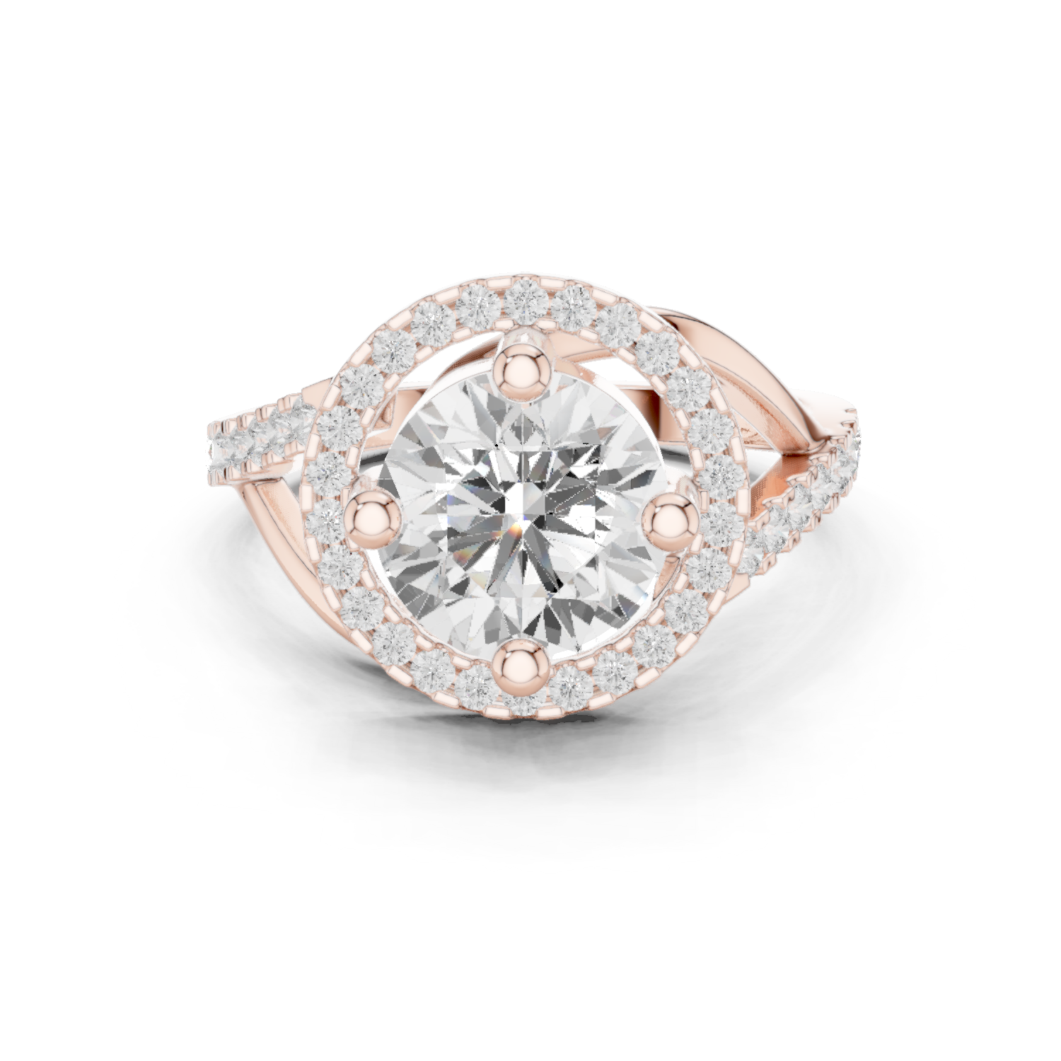 Tundra Moss Lab Grown Diamond Flush Signet Ring