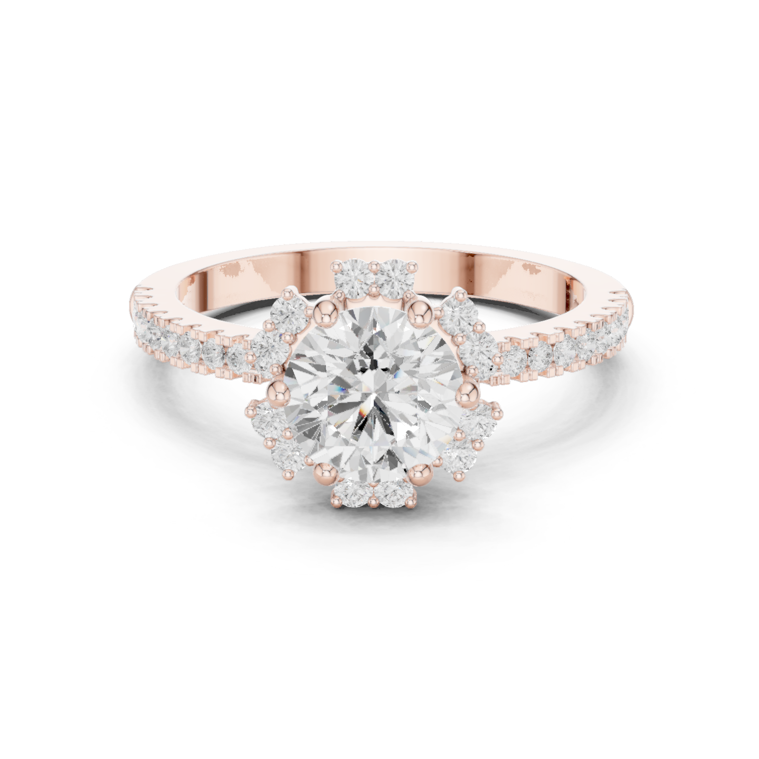 Oasis Bloom Lab Grown Diamond Octagon Halo