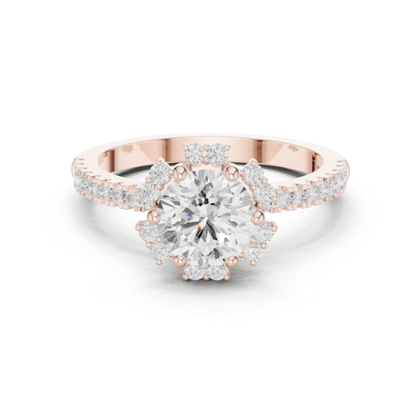 Oasis Bloom Lab Grown Diamond Octagon Halo