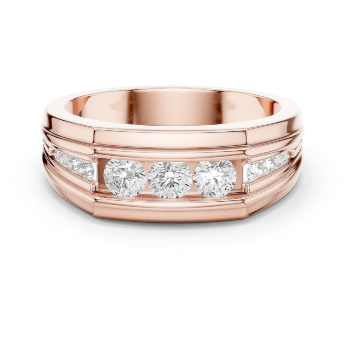 Timeless Round Diamond Eternity Lab Grown Diamond Ring