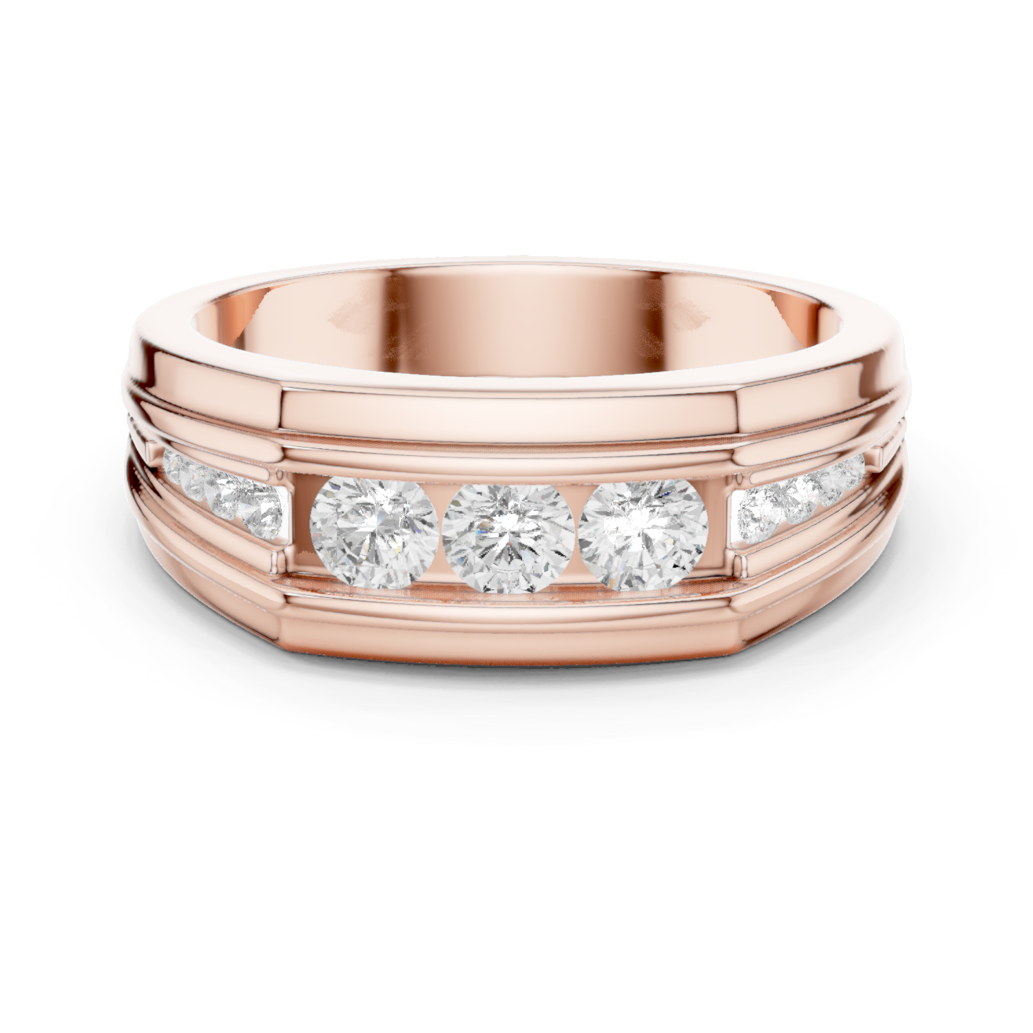 Timeless Round Diamond Eternity Lab Grown Diamond Ring