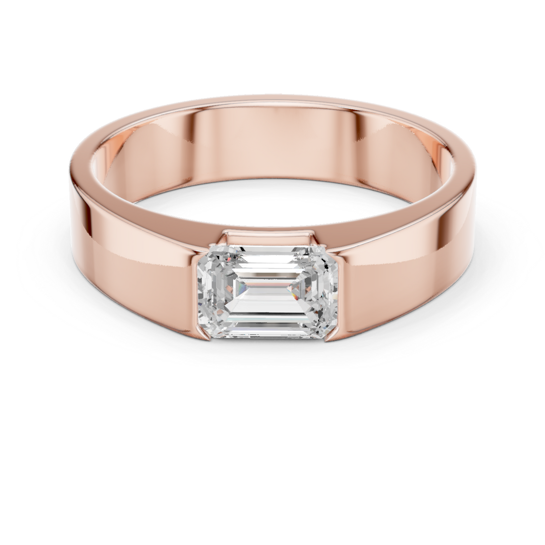 Radiant 1 ct Round Diamond Lab Grown Diamond Ring