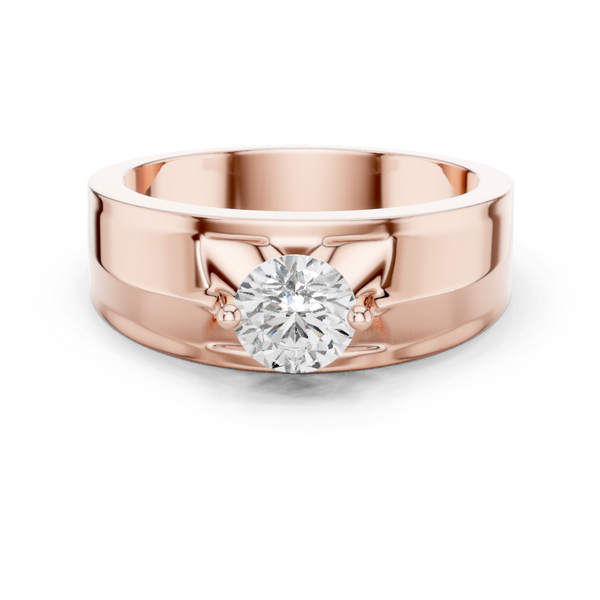 0.8 ct Round Diamond Lab Grown Diamond Ring