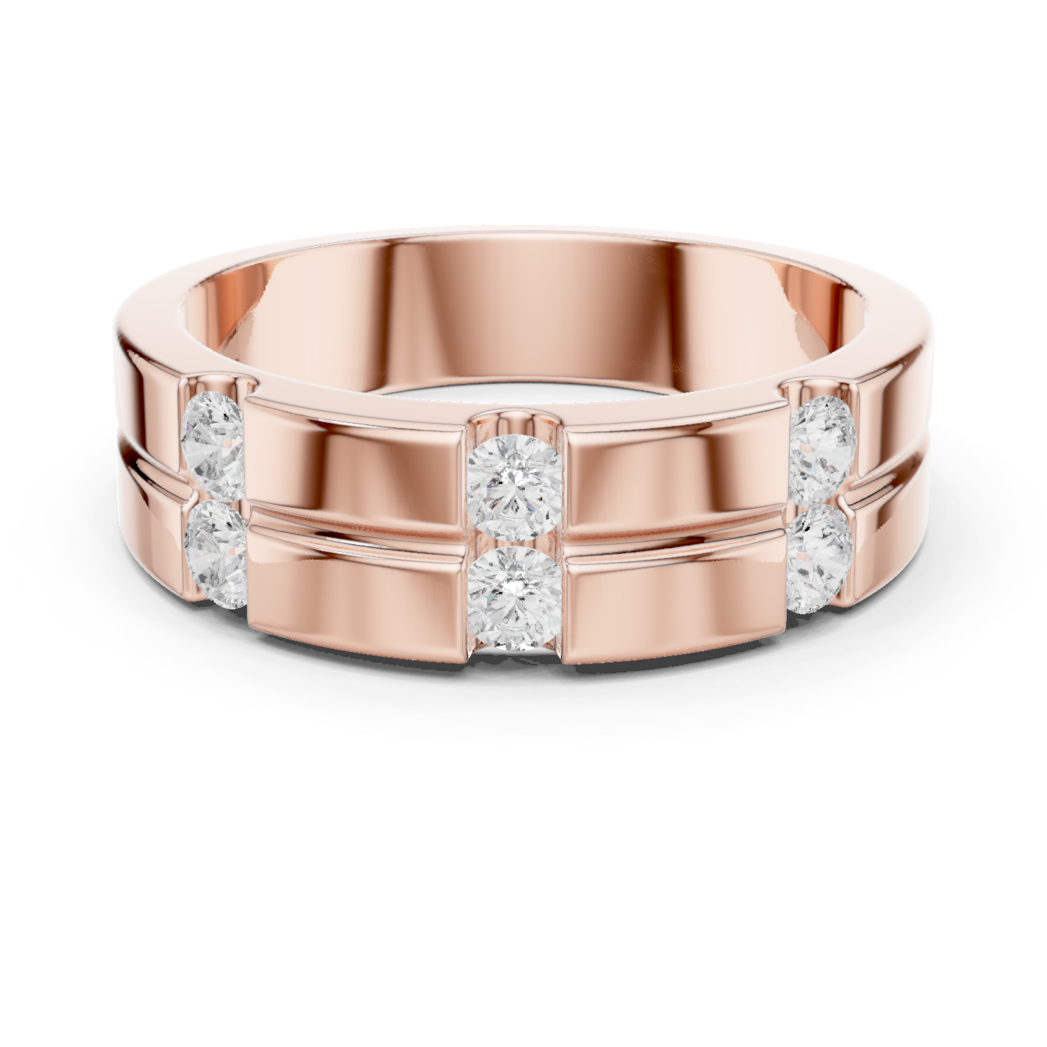 Timeless Round Diamond Accented Lab Grown Diamond Ring