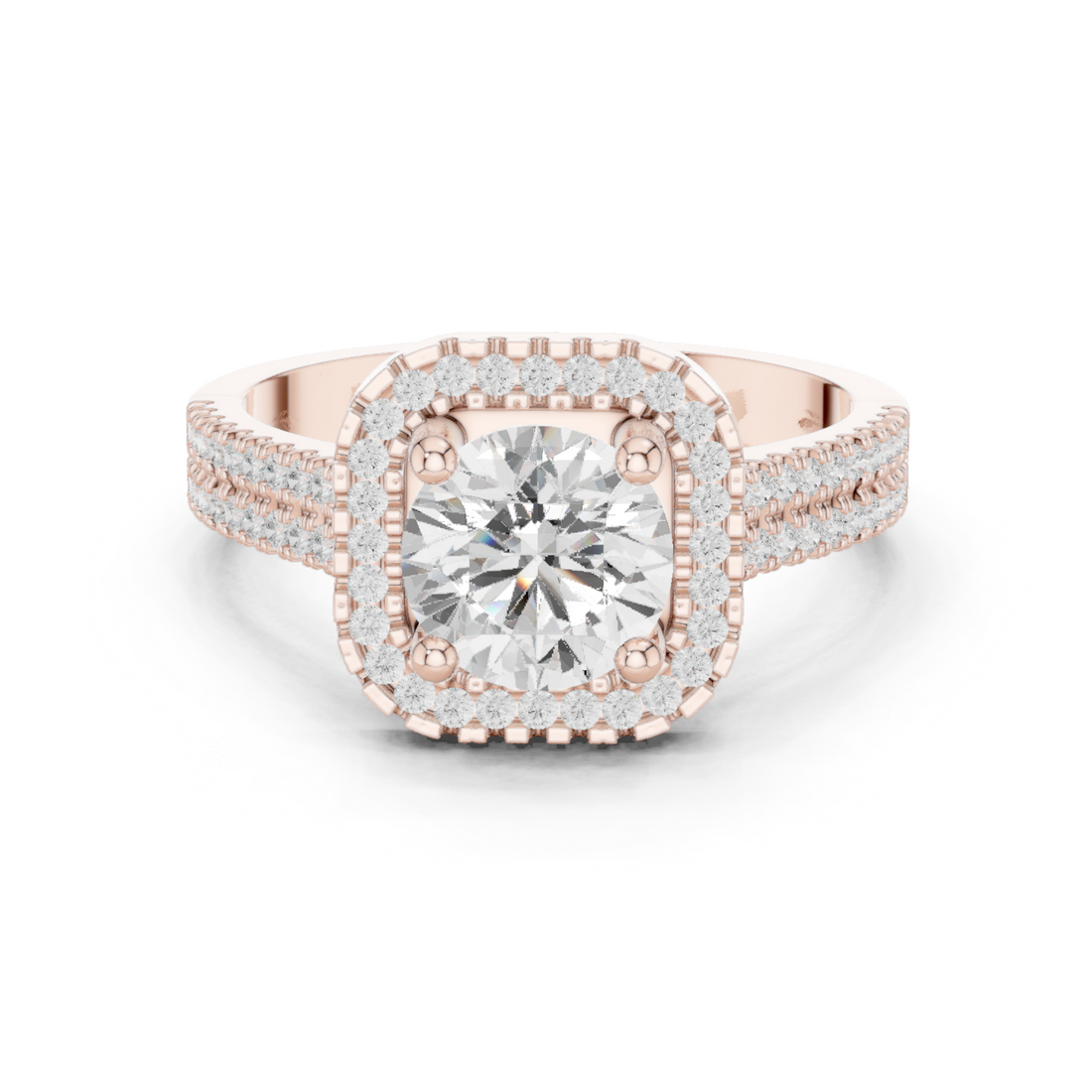 Dune Grass Lab Grown Diamond Multi Row Ring