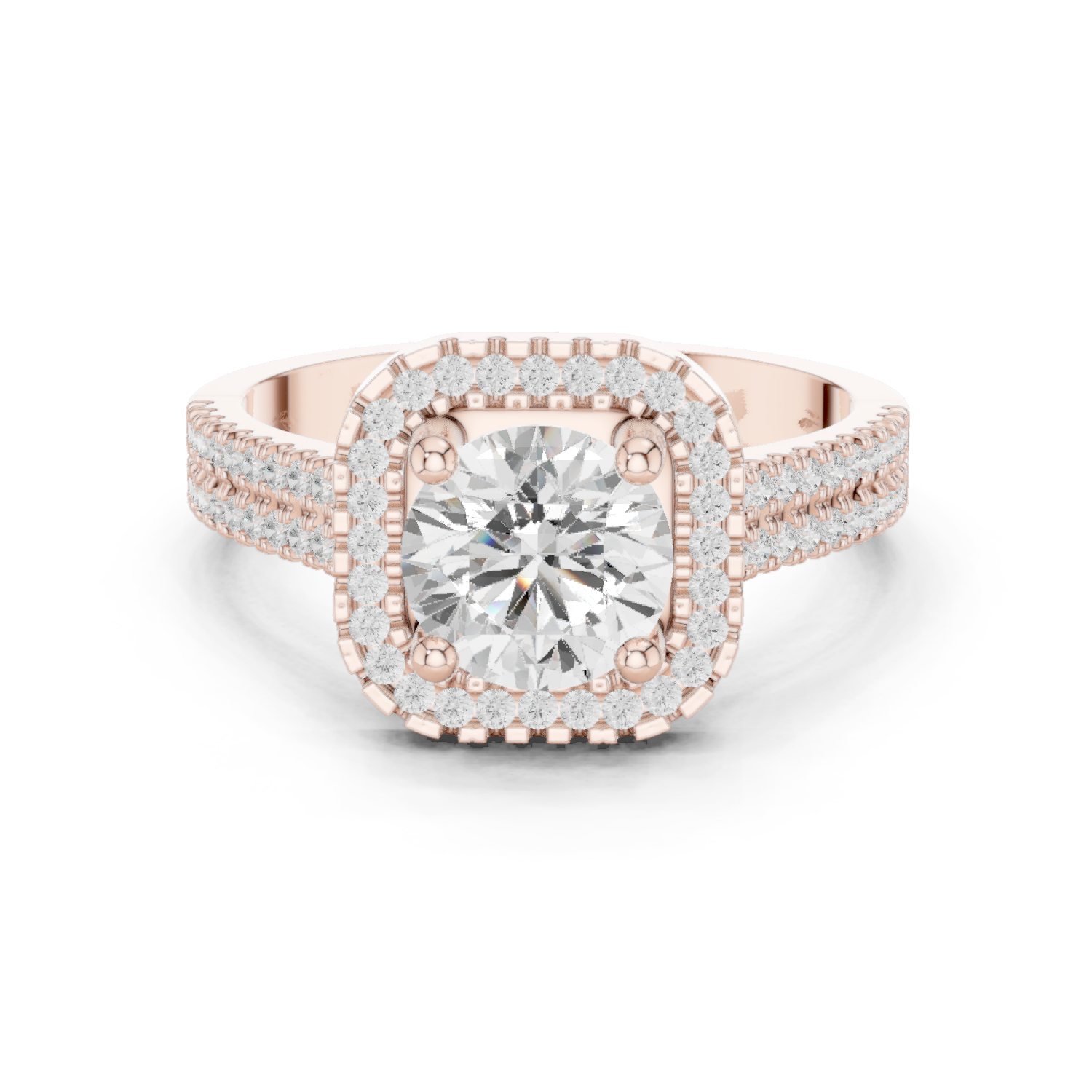 Dune Grass Lab Grown Diamond Multi Row Ring