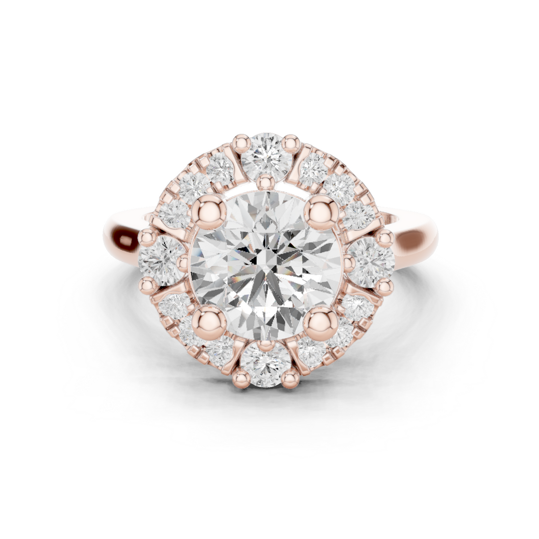 Marigold Glow Lab Grown Diamond Custom Stack Band