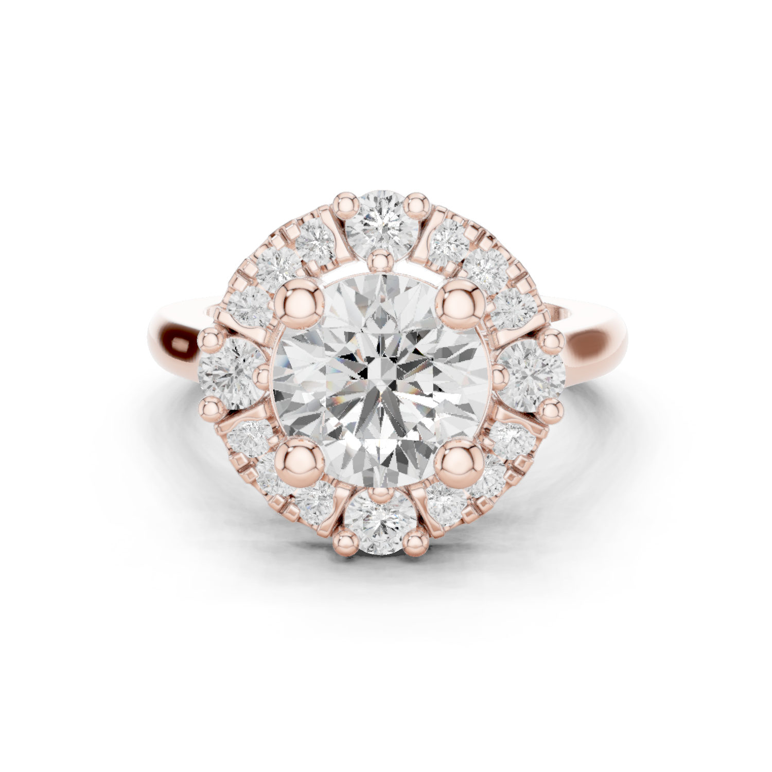 Marigold Glow Lab Grown Diamond Custom Stack Band