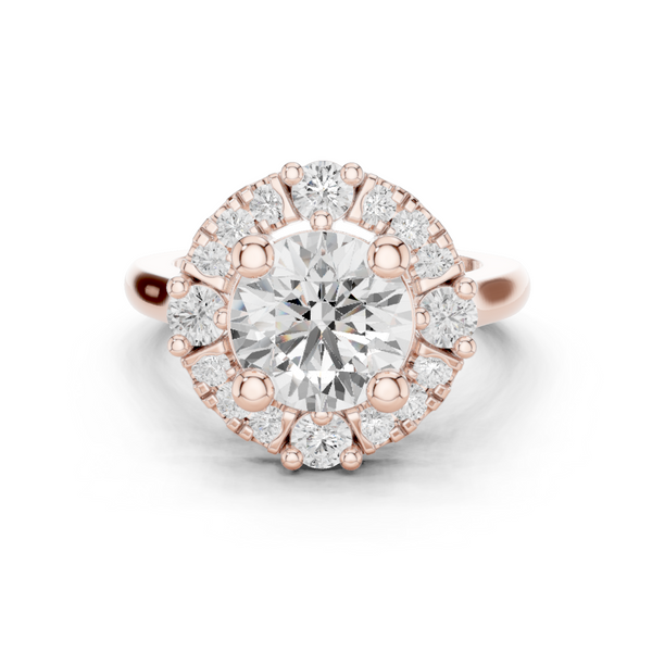 Marigold Glow Lab Grown Diamond Custom Stack Band
