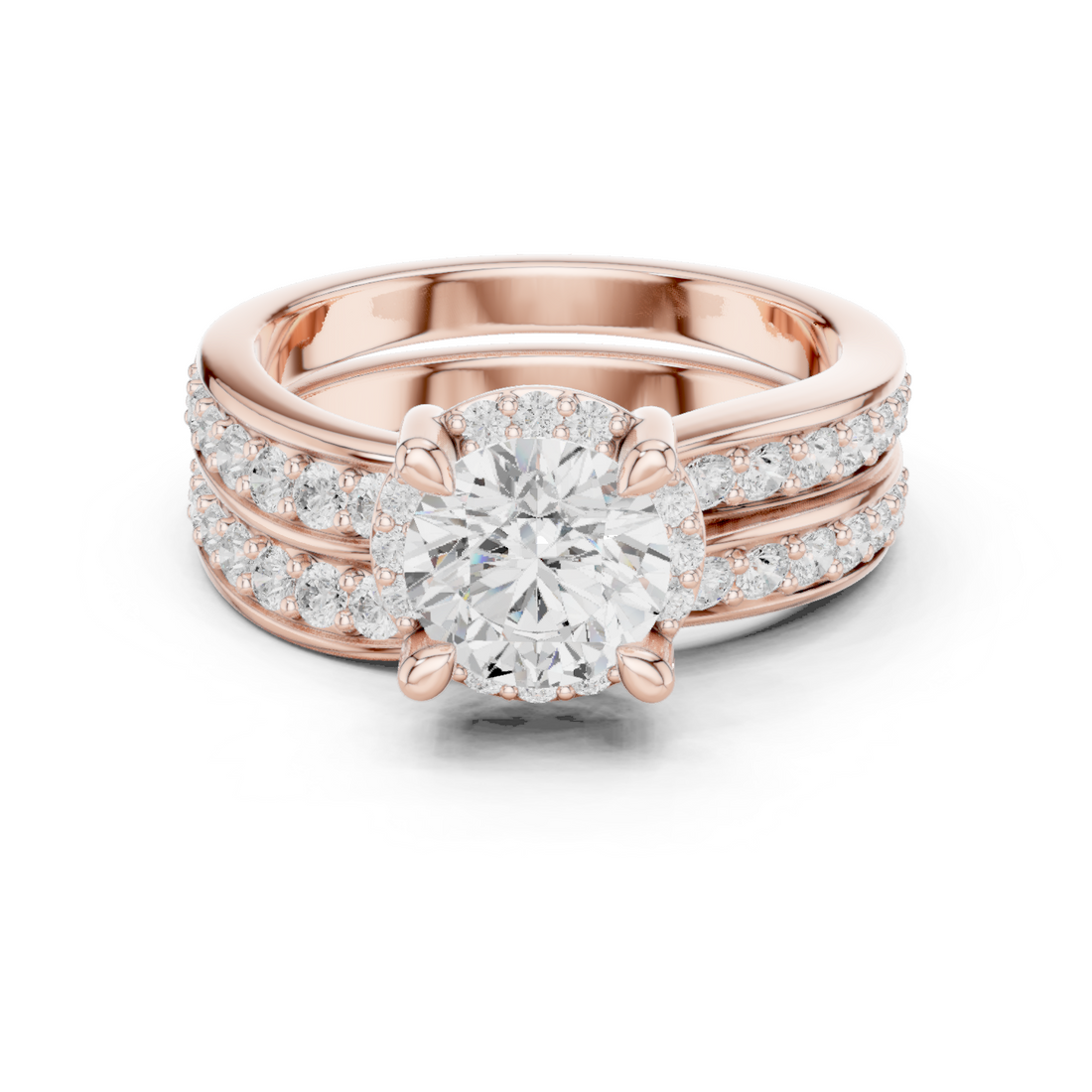 Violet Meadow Lab Grown Diamond Baguette Solitaire