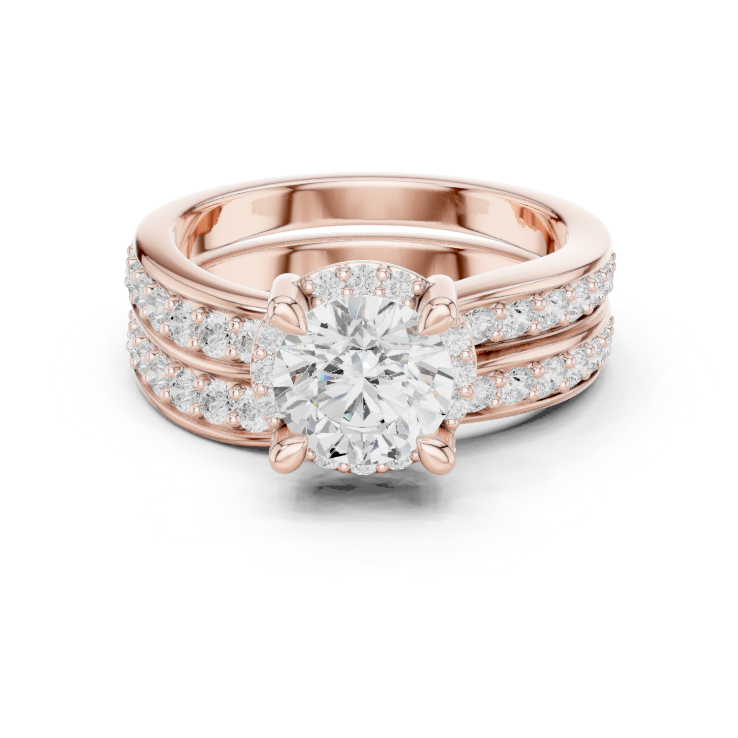 Violet Meadow Lab Grown Diamond Baguette Solitaire
