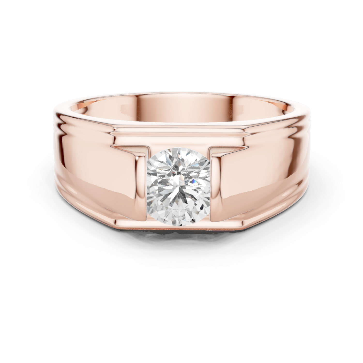 0.7ct Round Diamond Solitaire Lab Grown Diamond Ring