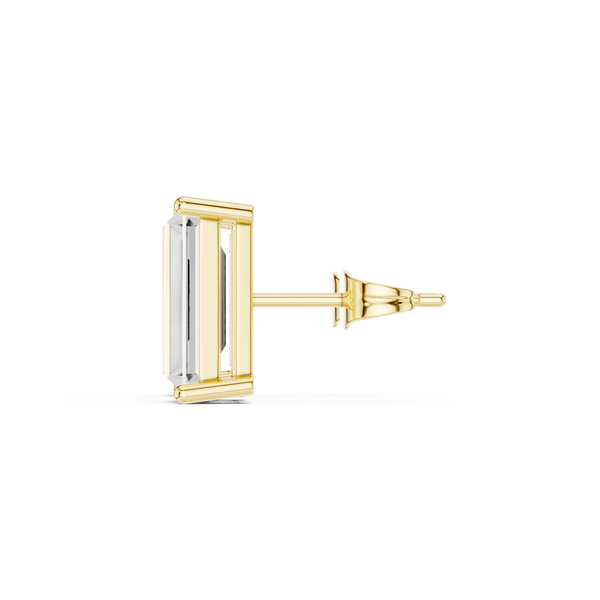 3.71ct Baguette Straight Lab Grown Diamond Earring