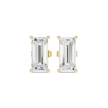 3.71ct Baguette Straight Lab Grown Diamond Earring