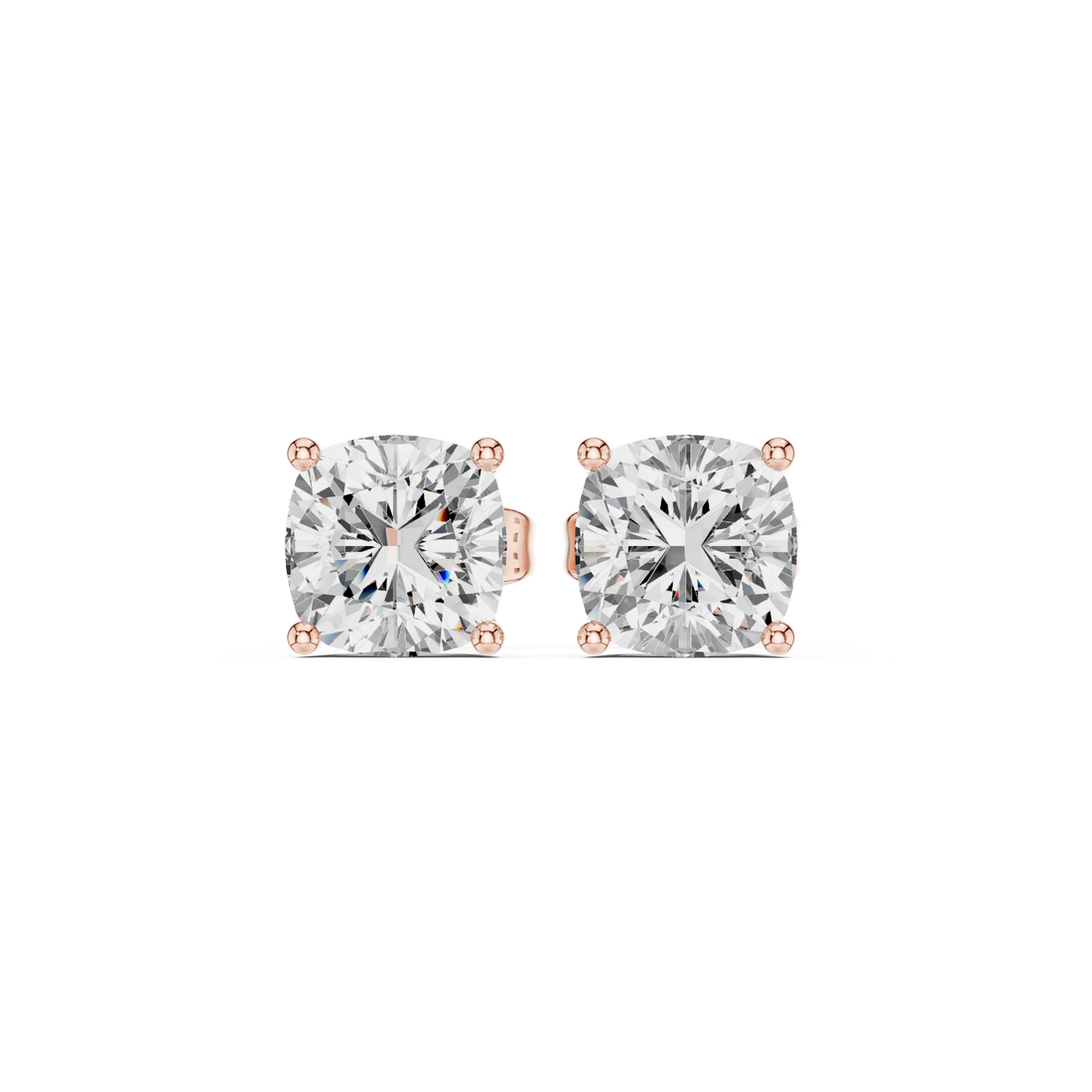 1.96ct Cushion Square Lab Grown Diamond Earring