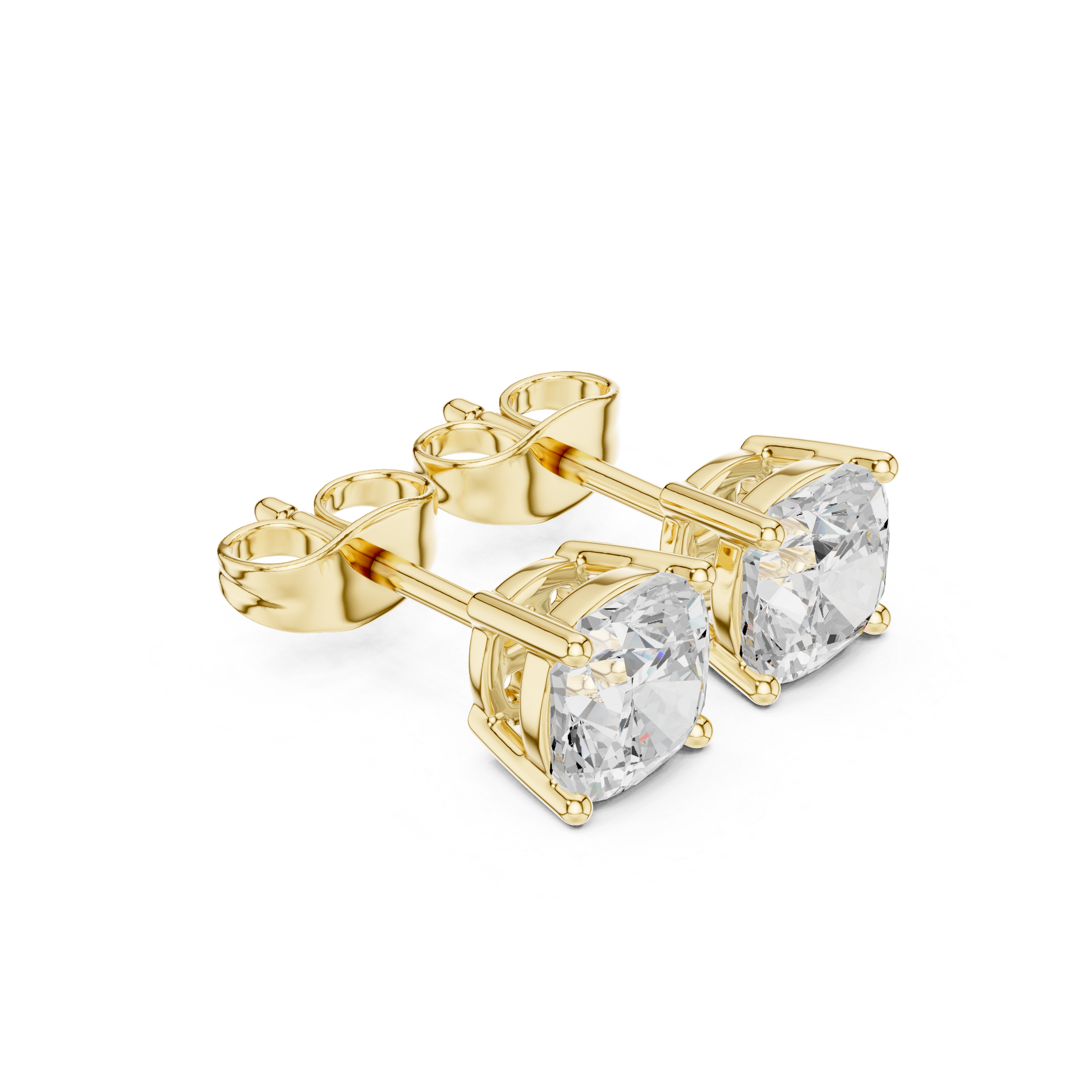 1.96ct Cushion Square Lab Grown Diamond Earring