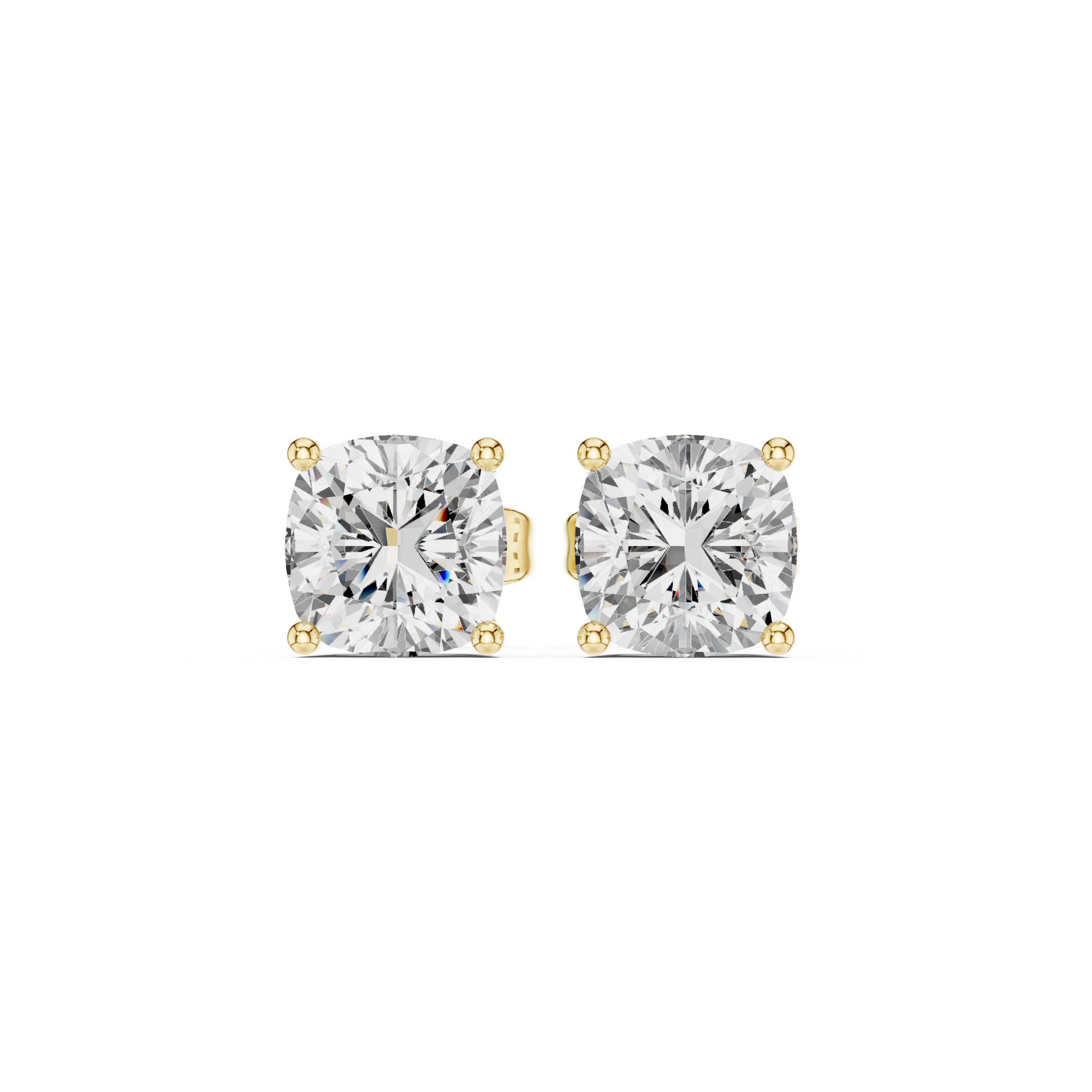 1.96ct Cushion Square Lab Grown Diamond Earring