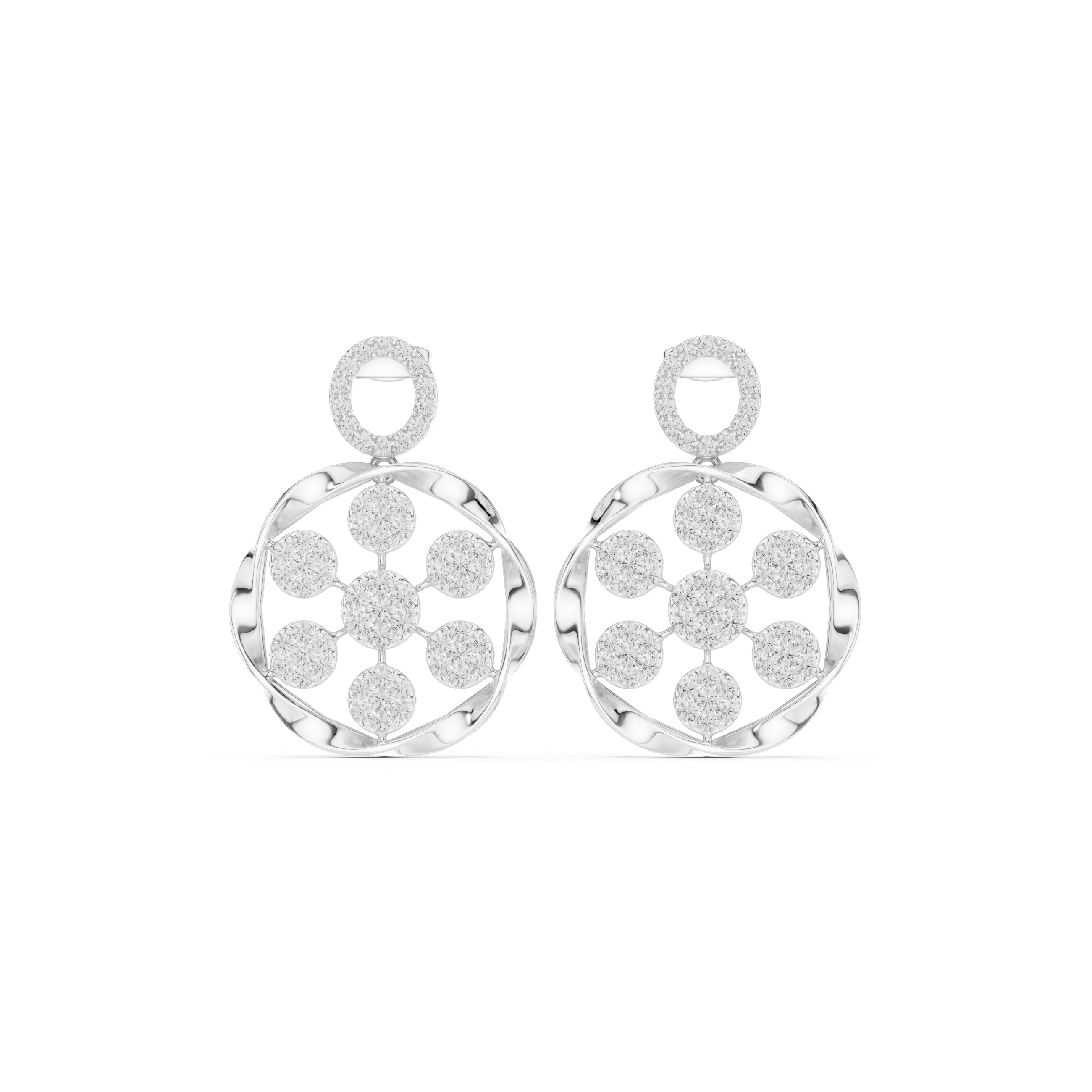 Urban Chic 2.56ct Lab Grown Diamond Earring