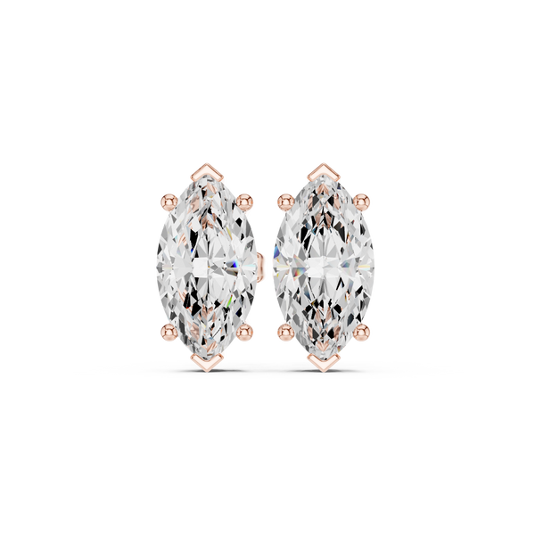Vibrant 3ct Marquise Lab Grown Diamond Earring