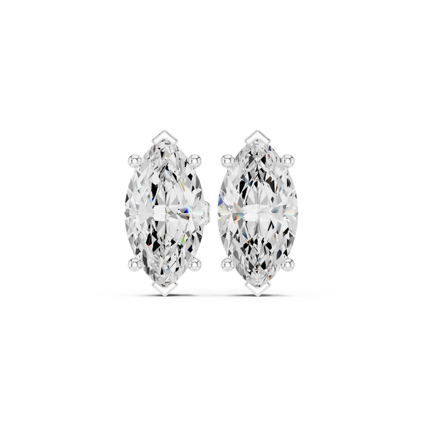 Vibrant 3ct Marquise Lab Grown Diamond Earring