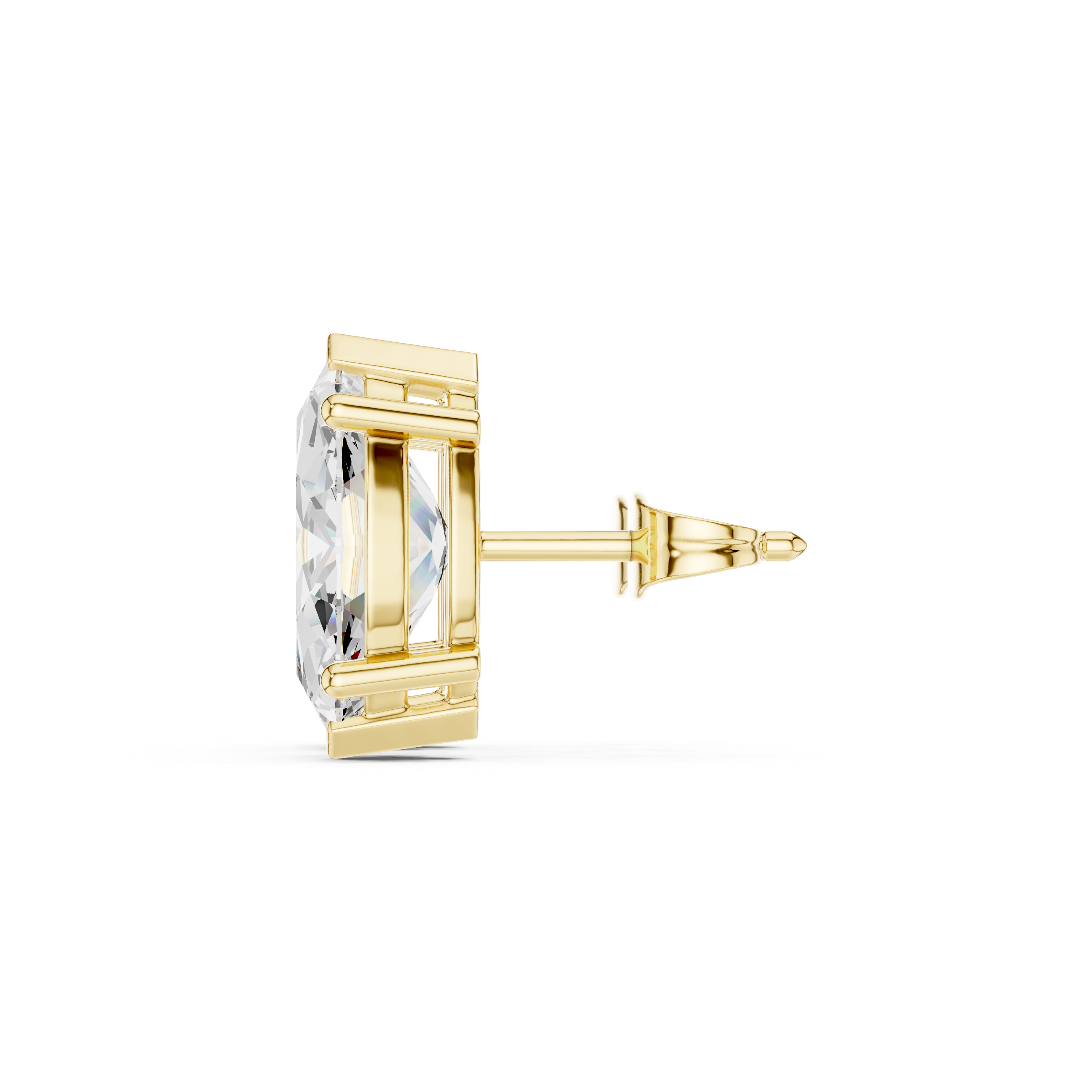 Vibrant 3ct Marquise Lab Grown Diamond Earring
